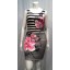 Black and White Striped Flower Print Bodycon
